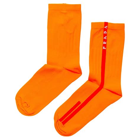 prada socks orange